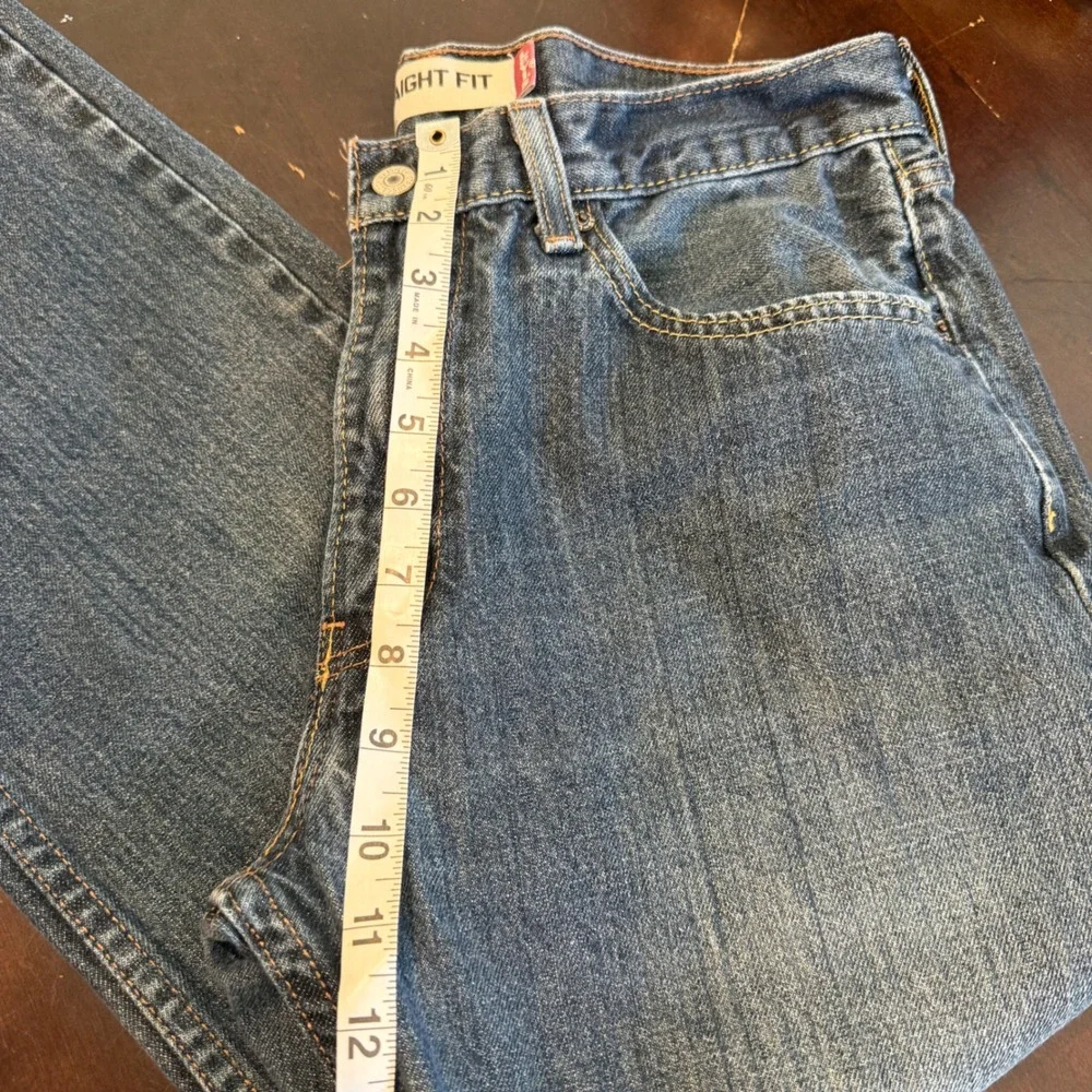 LEVIS Mens 505 Jeans Straight Fit Classic Casual Workwear Denim 33x32